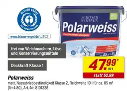 toom Baumarkt Schöner wohnen polarweiss Angebot