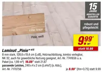 toom Baumarkt Laminat pinie Angebot