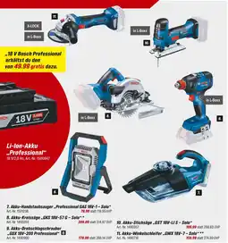 toom Baumarkt Bosch akku-handstaubsauger professional gas 18v-1 solo Angebot