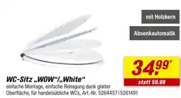 toom Baumarkt Wc-sitz „wow“/„white“ Angebot
