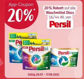 Rossmann Persil 20% rabatt Angebot