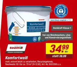 toom Baumarkt Komfortweiß Angebot