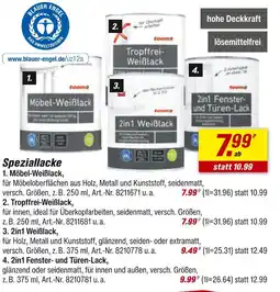 toom Baumarkt Speziallacke Angebot