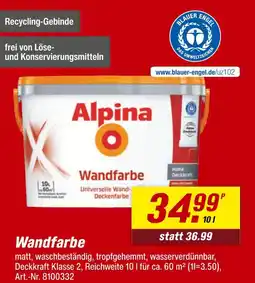 toom Baumarkt Wandfarbe Angebot