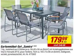 toom Baumarkt Gartenmöbel-set 'samira' Angebot
