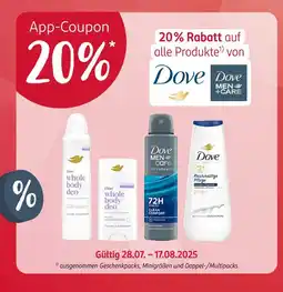 Rossmann Dove 20% rabatt Angebot