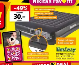 SCONTO Bestway luftbett mit pumpe Angebot