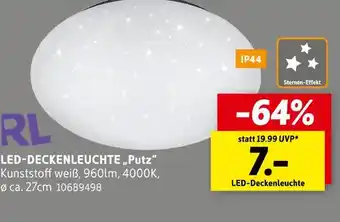 SCONTO Led-deckenleuchte 'putz' Angebot