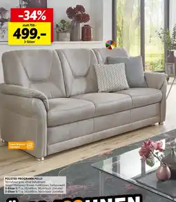 SCONTO Polster-programm polly 3-sitzer Angebot