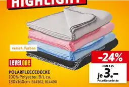 SCONTO Levelone polarfleecedecke Angebot