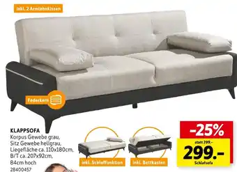 SCONTO Klappsofa Angebot