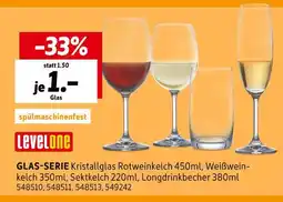 SCONTO Levelone kristallglas rotweinkelch Angebot