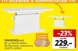 SCONTO Couchtisch weiß Angebot