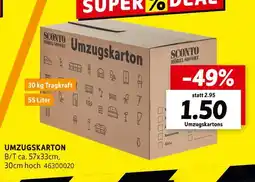 SCONTO Sconto möbel sofort umzugskarton Angebot
