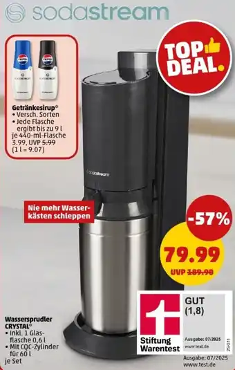 PENNY Sodastream Wassersprudler CRYSTAL Angebot