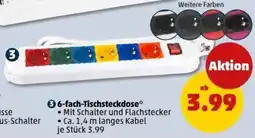 PENNY 6-fach-Tischsteckdose Angebot