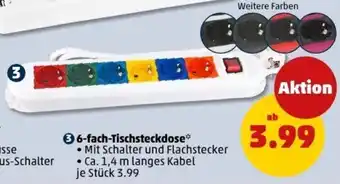 PENNY 6-fach-Tischsteckdose Angebot
