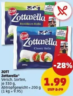 PENNY ZOTT Zottarella Angebot