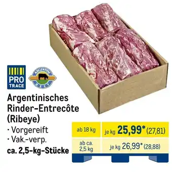 METRO Argentinisches Rinder-Entrecôte (Ribeye) Angebot