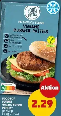 PENNY FOOD FOR FUTURE Vegane Burger Patties Angebot