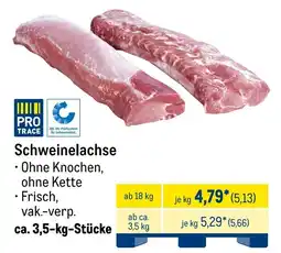 METRO Schweinelachse Angebot