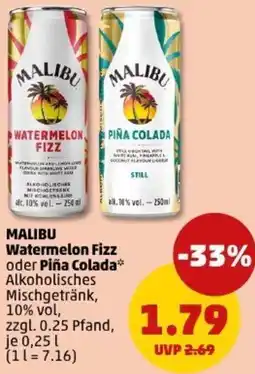 PENNY MALIBU Watermelon Fizz oder Piña Colada Angebot