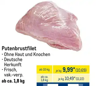 METRO Putenbrustfilet Angebot