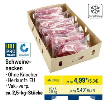 METRO Schweinenacken Angebot