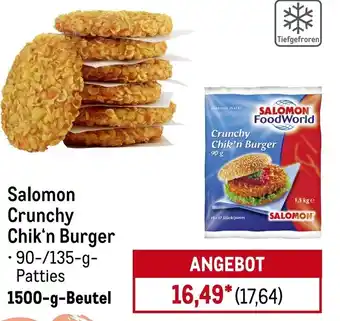 METRO Salomon Crunchy Chik'n Burger Angebot