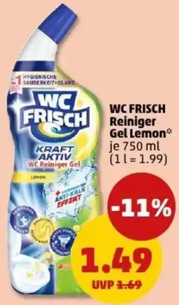 PENNY WC FRISCH Reiniger Gel Lemon Angebot