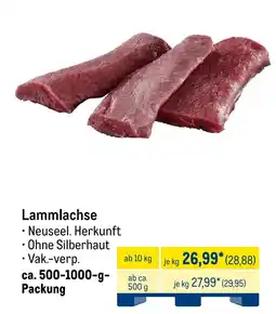 METRO Lammlachse Angebot