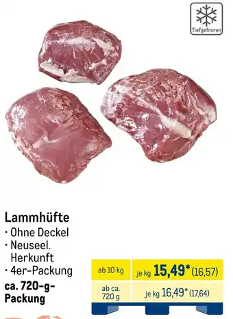 METRO Lammhüfte Angebot