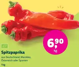 Biomarkt Spitzpaprika Angebot