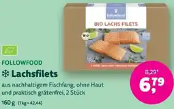 Biomarkt FOLLOWFOOD Lachsfilets Angebot
