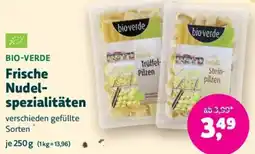 Biomarkt BIO-VERDE Frische Nudelspezialitäten Angebot