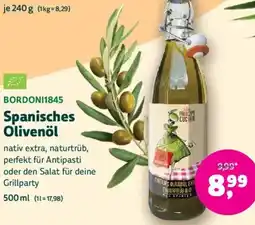 Biomarkt BORDONI1845 Spanisches Olivenöl Angebot