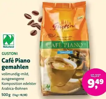 Biomarkt GUSTONI Café Piano gemahlen Angebot