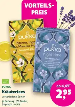 Biomarkt PUKKA Kräutertees Angebot