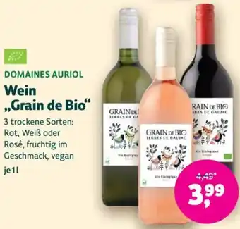 Biomarkt DOMAINES AURIOL Wein ,,Grain de Bio" Angebot