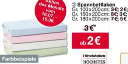 Woolworth Spannbettlaken Angebot