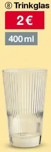 Woolworth Trinkglas Angebot