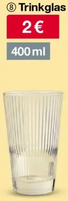 Woolworth Trinkglas Angebot