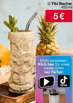 Woolworth Tiki Becher Angebot