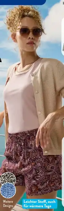 Aldi Süd Up2Fashion Damen Viskose-Shorts Angebot