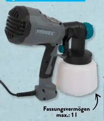 Aldi Süd Ferrex Farbsprühpistole Angebot