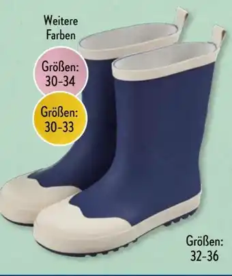 Aldi Süd Lily & Dan Kinder Regenstiefel Angebot