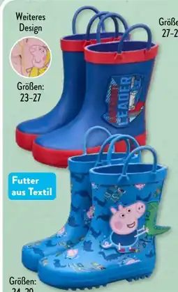 Aldi Süd Regenstiefel Peppa Pig Angebot