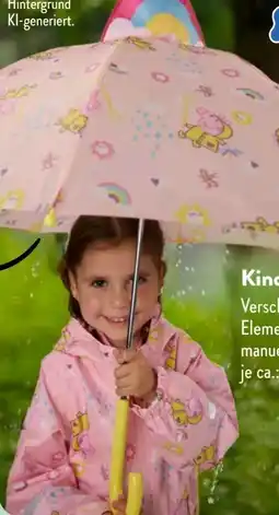 Aldi Süd Kinder-Regenschirm Peppa Pig Angebot