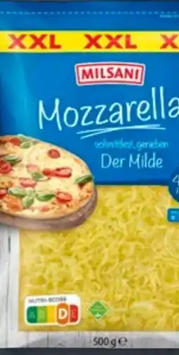 Aldi Süd Milsani Mozzarella Angebot