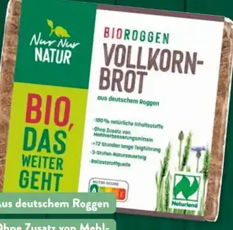 Aldi Süd Nur Natur Bio-Roggenvollkornbrot Angebot